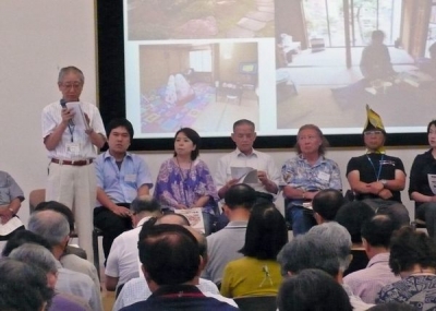 高齢者大学での交流