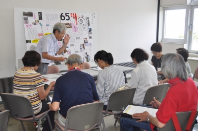 ブースでの説明・関代表