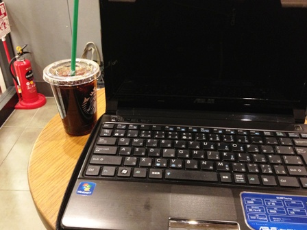 スタバ打ち合わせ