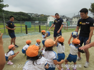 2017/10/12 ラグビー教室