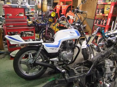 ホンダ ホーク3 フェンダーレスキット