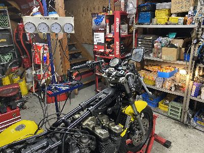 XJR400準備