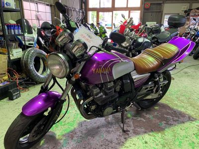 ギャル仕様 紫一枚 バブ xjr400 ZRX エイプ ジェイド 族車 旧車 憎き
