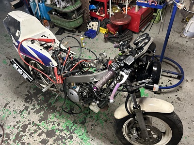 TZM50エンジン始動 | 旧車バイク・カスタムバイク販売