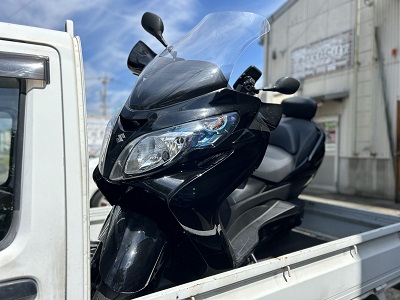 売り切り、スズキスカイウェーブ400、車検令和七年5月 ほぼ満足。長く