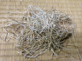抜いた糸