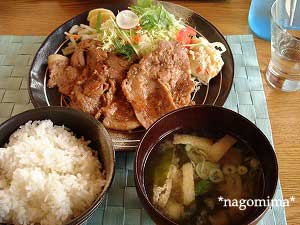 美味しい生姜焼き定食