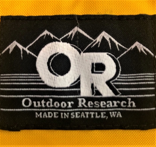 旧ロゴOutdoor Research アウトドアリサーチボトルパーカ黄色