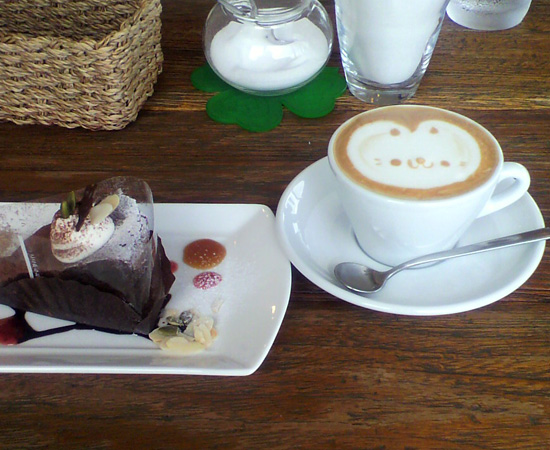 カプチーノ1&ケーキ