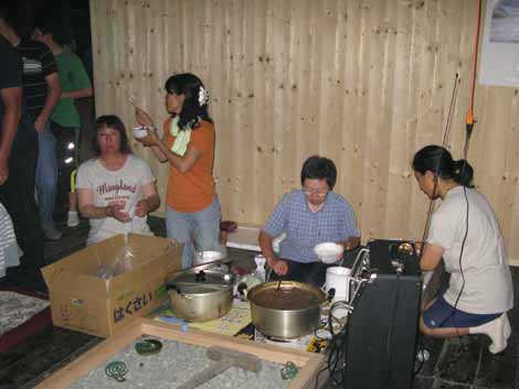 カレーライスの提供