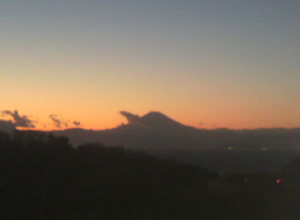 2010年元旦の富士山