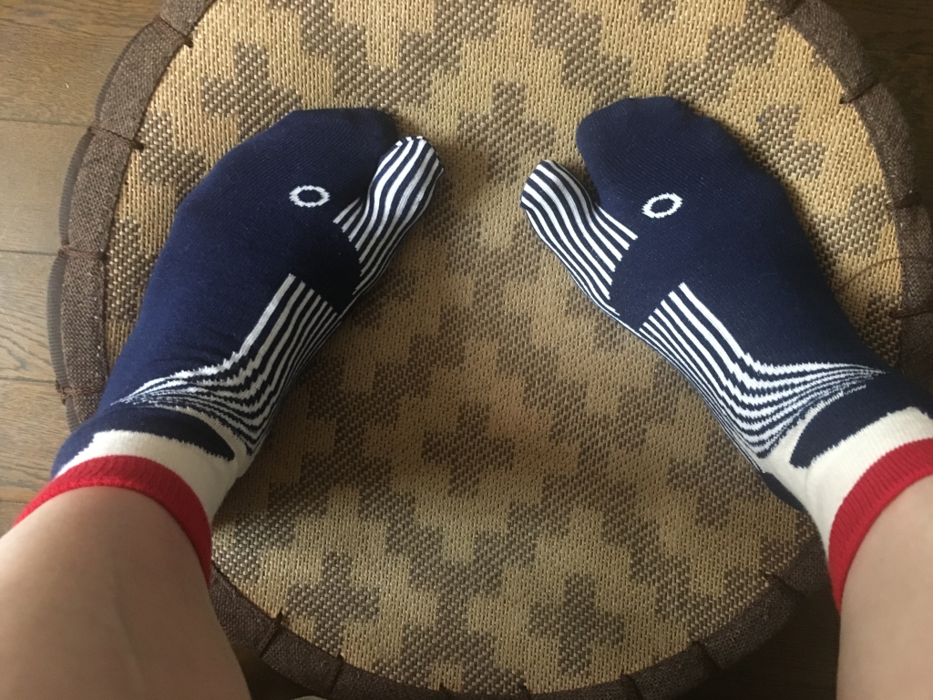 足袋ソックス/クジラ