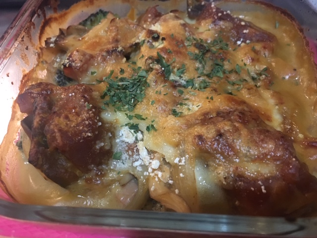 かぼちゃ煮リメイクグラタン