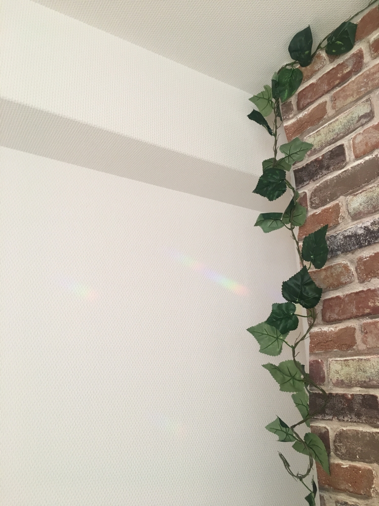 スチールラックで間仕切りをDIY