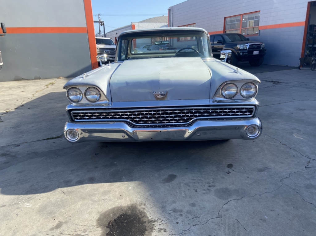 ヨネザワ玩具製　ブリキ自動車 1959フォードランチェロトラック ヨネザワ玩具製 ブリキ自動車 1959フォードランチェロトラック 懐かし