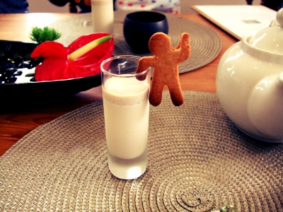 デザートのほうじ茶パンナコッタ