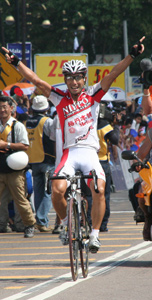 ゴールした福島晋一選手
