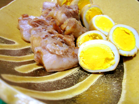 煮豚と煮玉子