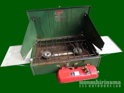 モノシリ沼 555nat.com 1970-80sアウトドア温故知新 ヘヴィデューティなColeman 2バーナー 413H(2)