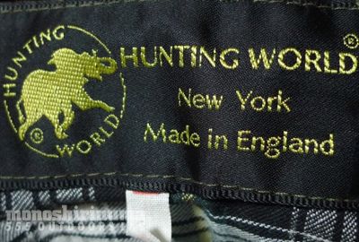 ボブ リーの行跡を追体験 HUNTING WORLD フィールドコート ボブ リーの行跡を追体験 HUNTING WORLD フィールドコート