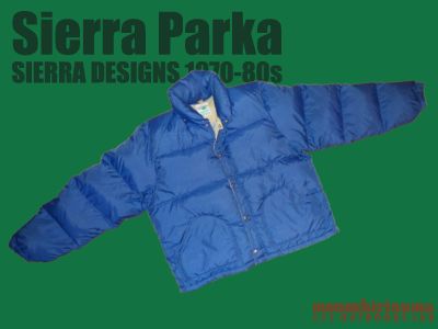 モノシリ沼 555nat.com 1970-80sアウトドア温故知新 1970-80s Sierra Designs SIERRA PARKA シェラデザイン「シェラパーカ」 (1)