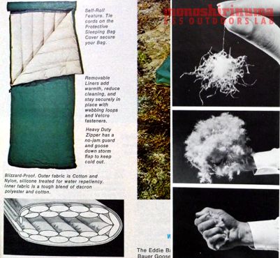 モノシリ沼 555nat.com monoshirinuma 1970-1980s アウトドア温故知新 Made in USA Eddie Bauer HEAVYDUTY SLEEPING BAG(2)