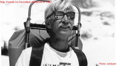モノシリ沼 555nat.com monoshirinuma 1970-1980s アウトドア温故知新 Made in U.S.A. Skip Yowell co-founded JanSport in 1967. Photo: JanSport