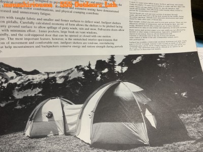 JanSport ドームテントの名品「Mountain Dome （2 or 3persons