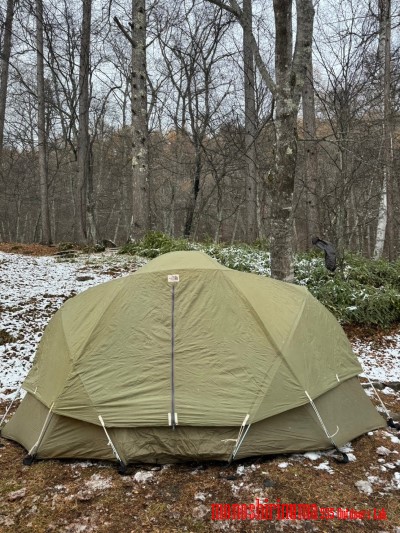 ジオデシックテントの祖 THE NORTH FACE oval inTENTion 近影