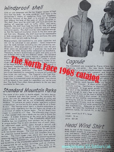 THE NORTH FACE MOUNTAIN PARKAの変遷 1968年の創業時～1990年代、2023