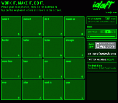キーボードでdaftpunk