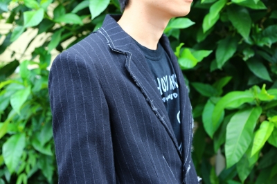sulvam チョークストライプジャケット17AW