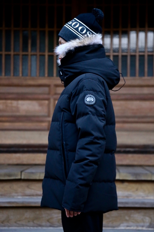 にコメント 今期モデル 新品 CANADA GOOSE ウィンダムパーカー ブラックレーベル でなかなか