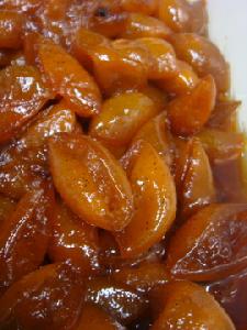 煮上がった金柑
