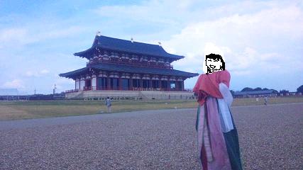 平城の風にふかれて(笑)