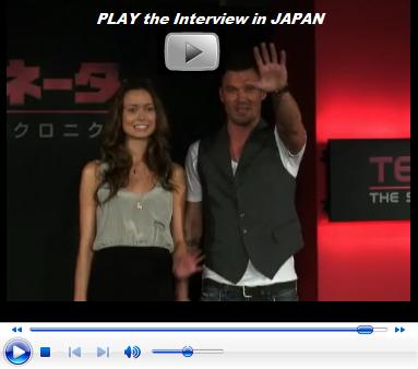 来日インタビュー・サラ・コナー・クロニクルズ Summer Glau and Brian Austin Green