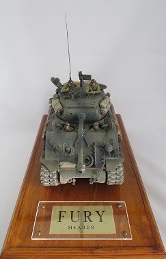 『1年保証』 FURY タミヤ1/35 完成品 シャーマン戦車(フューリ一仕様) M4A3E8 その他