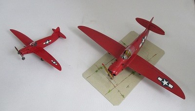 これはプラモデルではなく、木製のスクラッチビルドの飛行機です