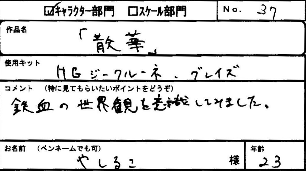 第18回SEKIYA模型コンテスト参加作品紹介7 | SEKIYA NEWS BLOG