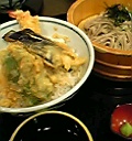 天丼とミニざるうどん