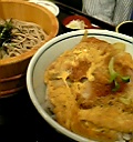 卵丼とミニざるうどん