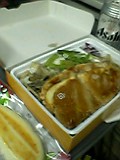 夕食の駅弁 豚肉弁当