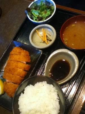 松阪豚とんかつ定食 900円