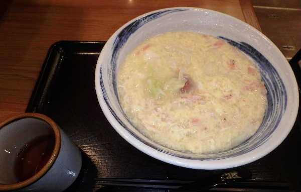 桜エビ卵とじうどん