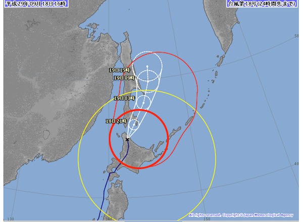 5時前台風