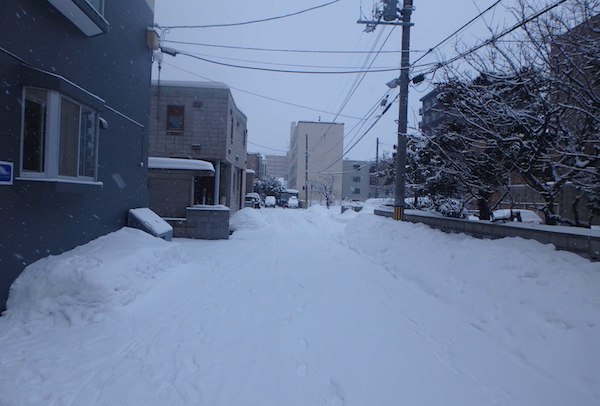 排雪前