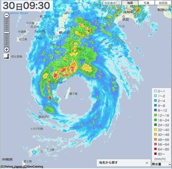 台風24号