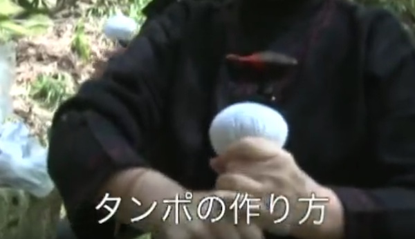 タンポを作る