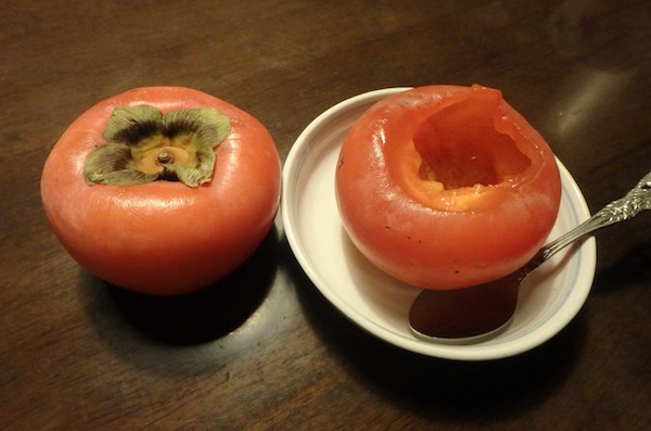 溶けた柿