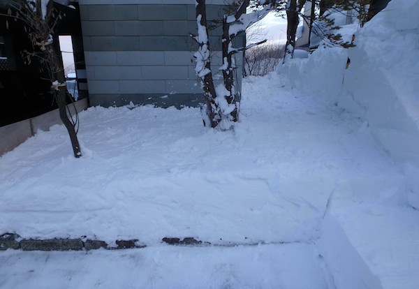 雪はね完了